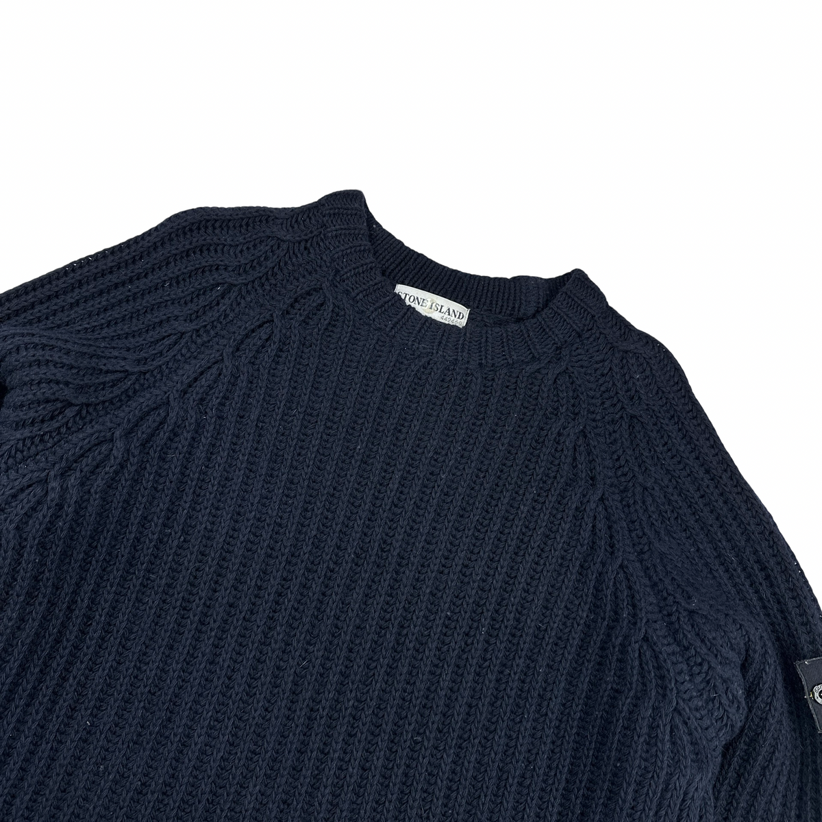 Stone Island Navy Vintage 2002 Knitted Jumper XL