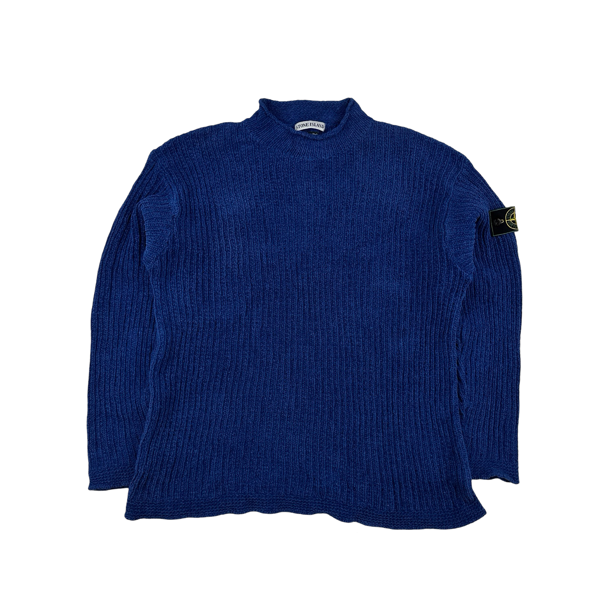 トップス stone  95aw mockneck knit jumper M トップス stone 95aw mockneck knit jumper M Stone Island 1995 Blue