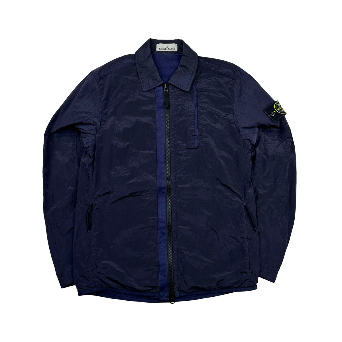 Metal Overshirt Navy Stone Island Overshirt Nylon Blue Stone