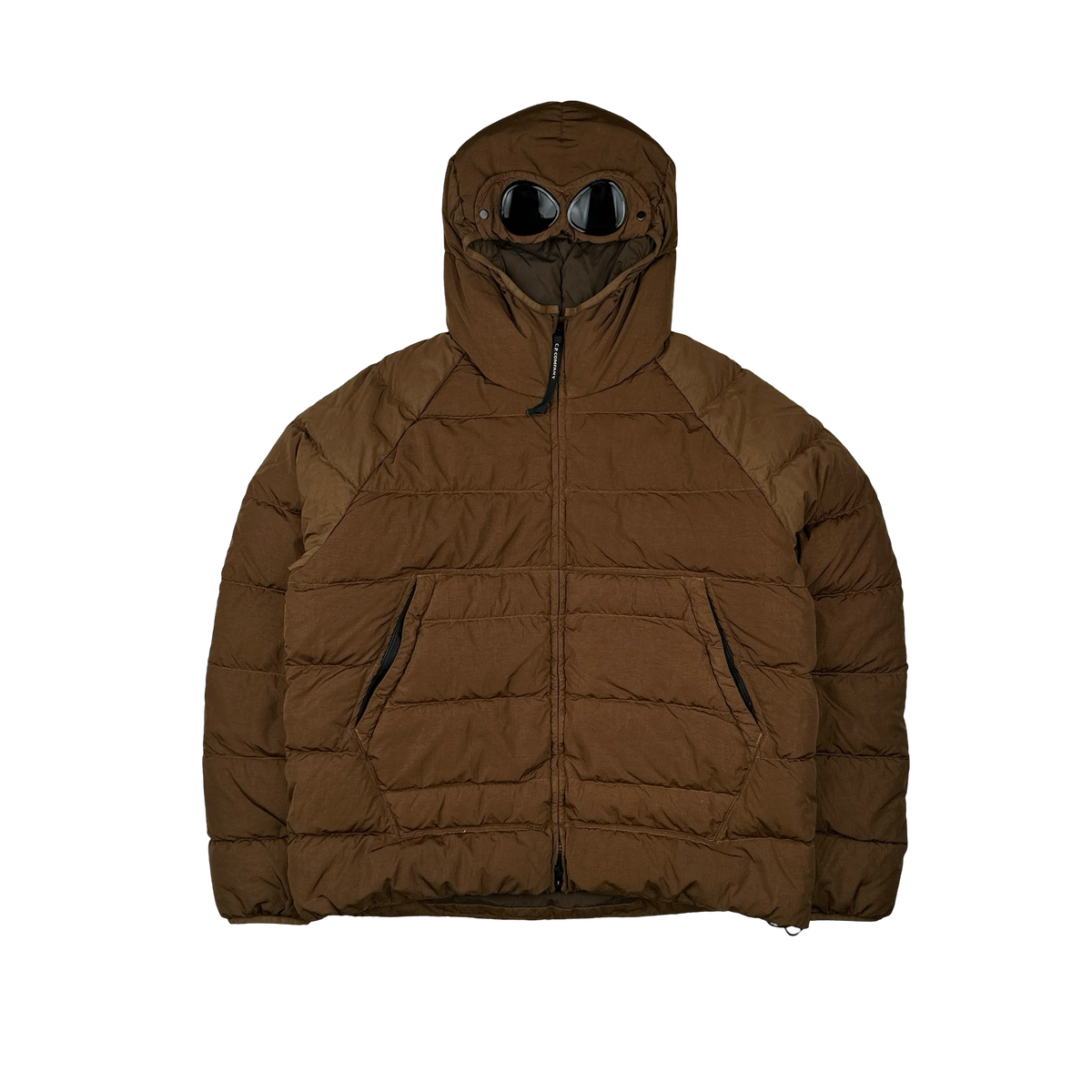 ジャケット・アウター C.P. COMPANY faded puffer jacket brown Adidas CP SPZL Puffer Jacket