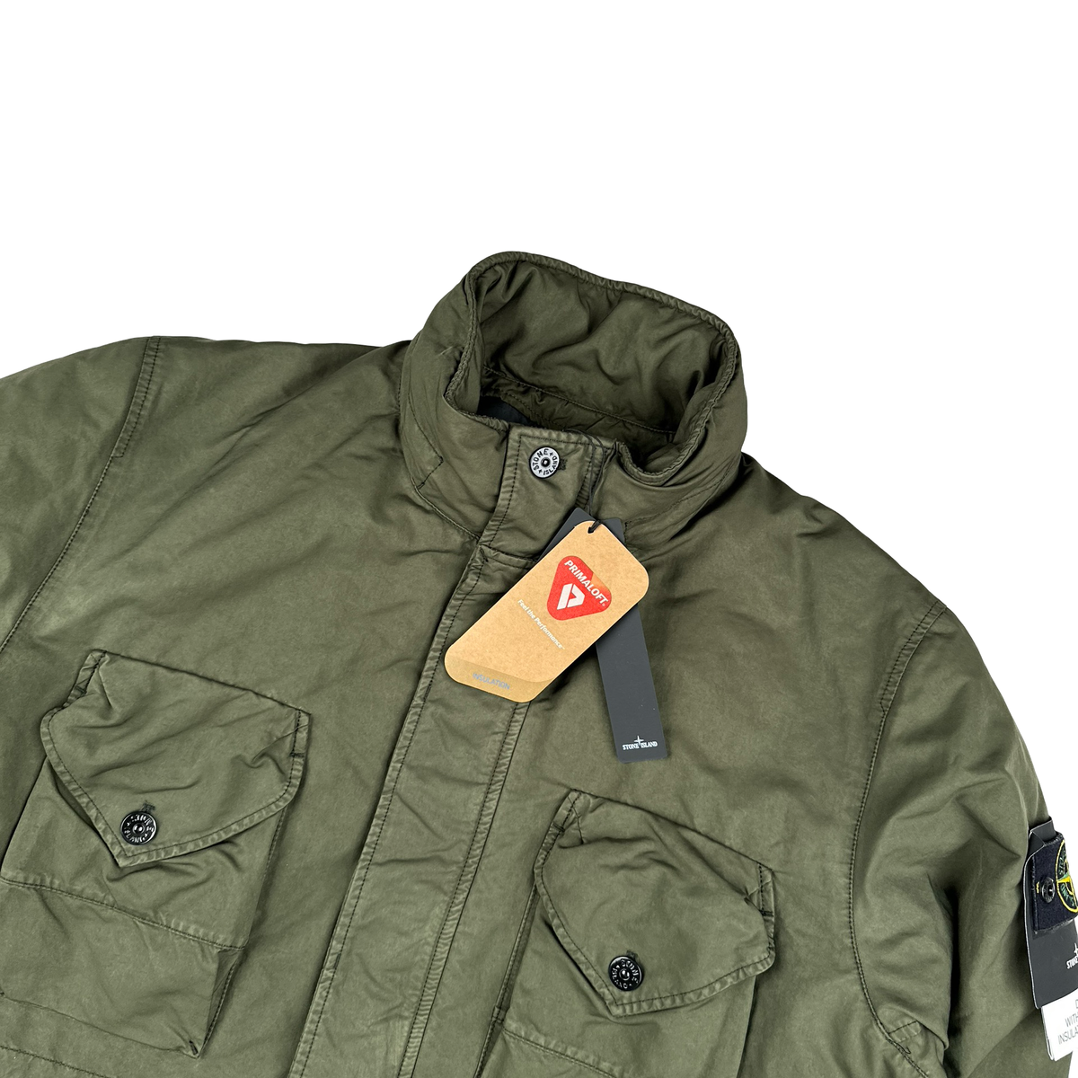 Stone Island 2023 Khaki David TC Primaloft Insulation Jacket - 3XL