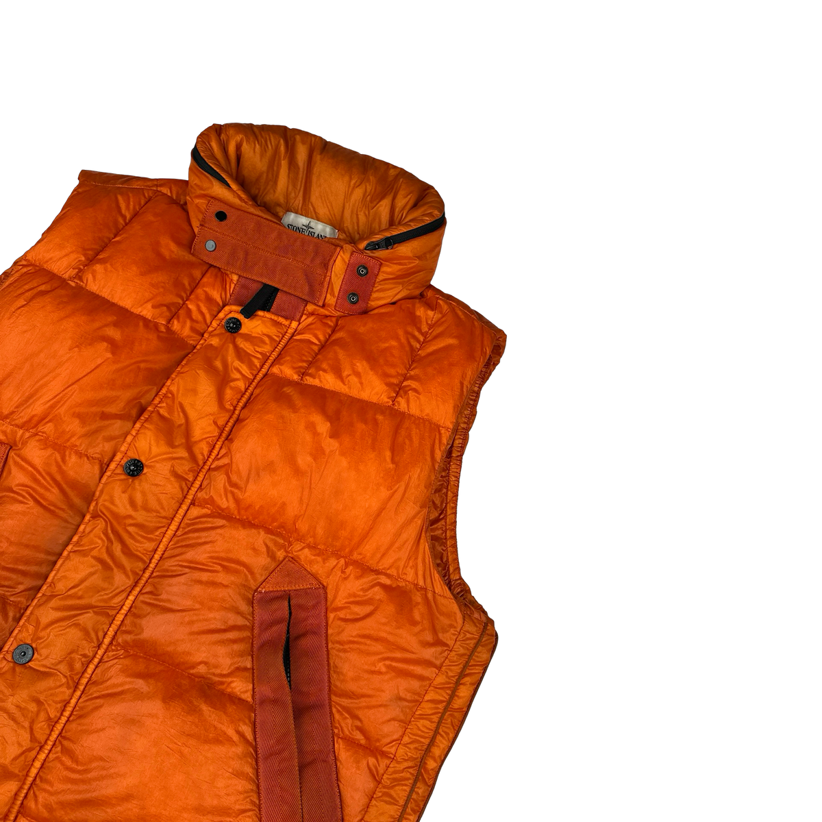Stone Island 2012 Orange Garment Dyed 30th Anniversary Down Filled 