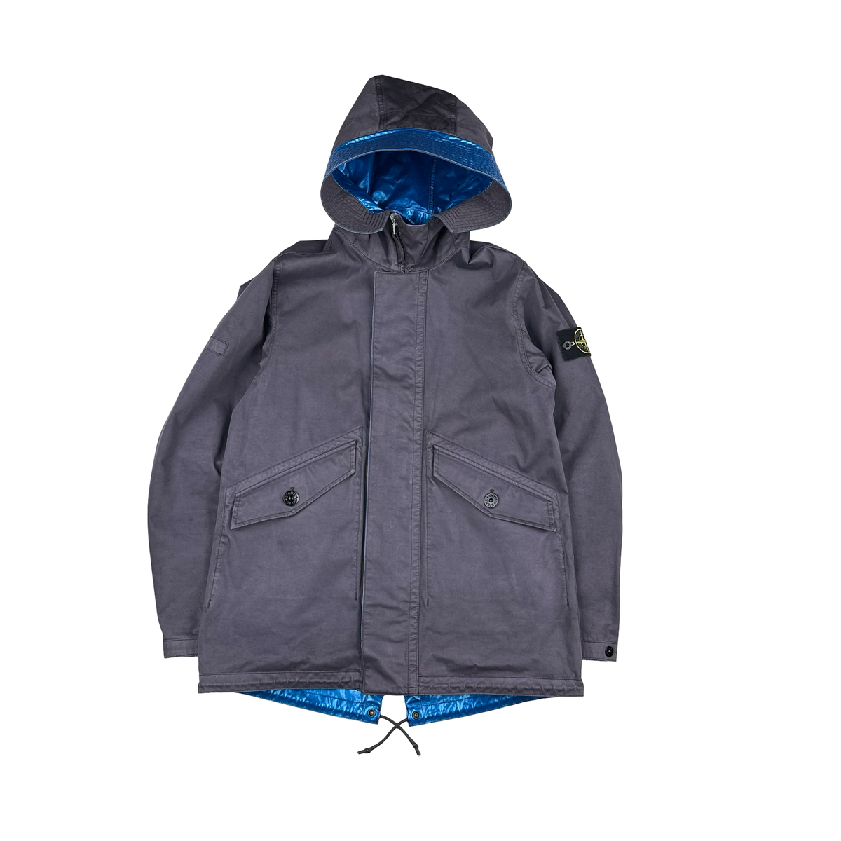 Stone Island Reversible Electric Chrome Blue Spaceman Raso