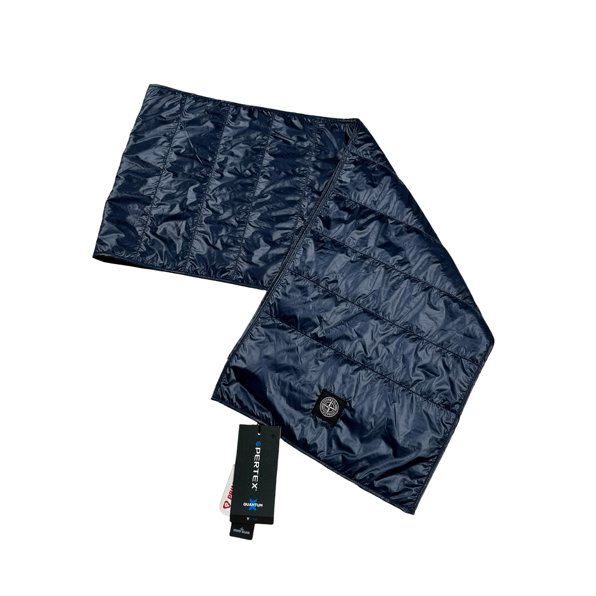 Stone Island 2018 Navy Pertex Quantum Patch Scarf