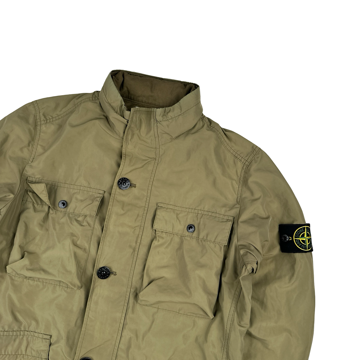 Stone Island 2017 Garment Dyed Micro Reps Field Jacket Medium