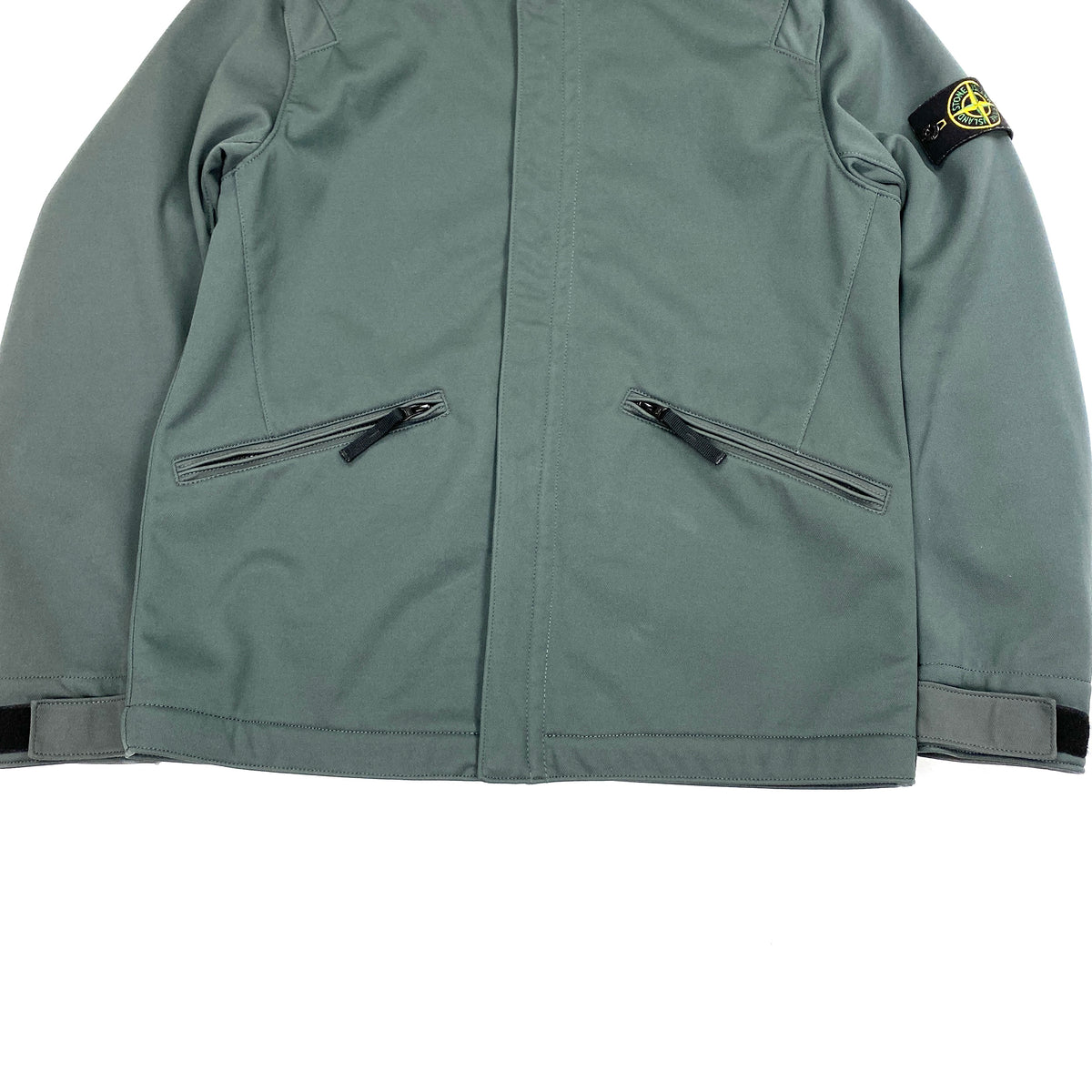 Stone Island Bottle Green Terry R Soft Shell Jacket – Mat's Island