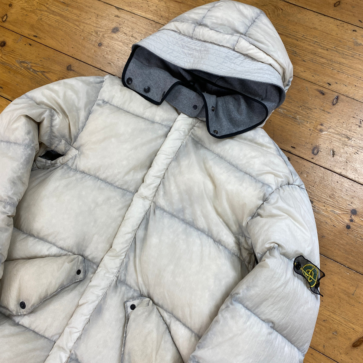 Stone Island 2010 Opaque Nylon Tela Down Jacket