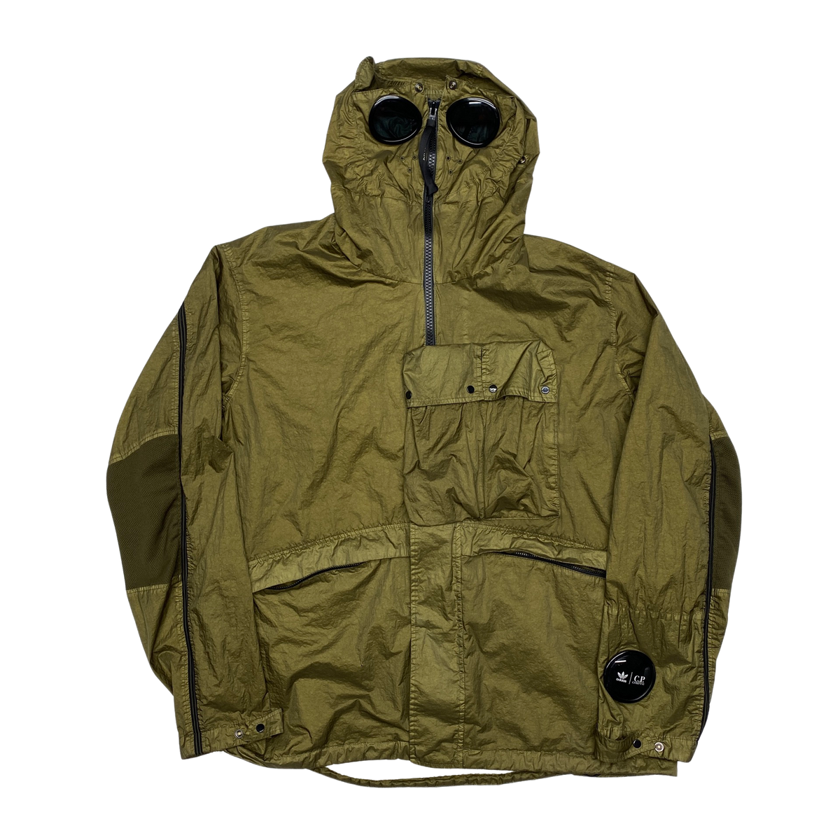 Effectief Grand Omgaan CP Company x Adidas Khaki Explorer Chrome Goggle Jacket – Mat's Island