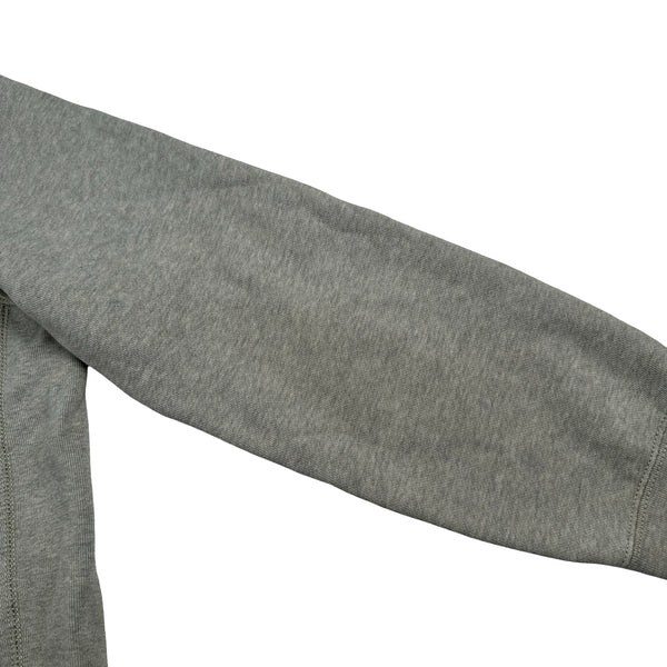 Ralph Lauren Grey Thick Cotton Zipped Hoodie - Large