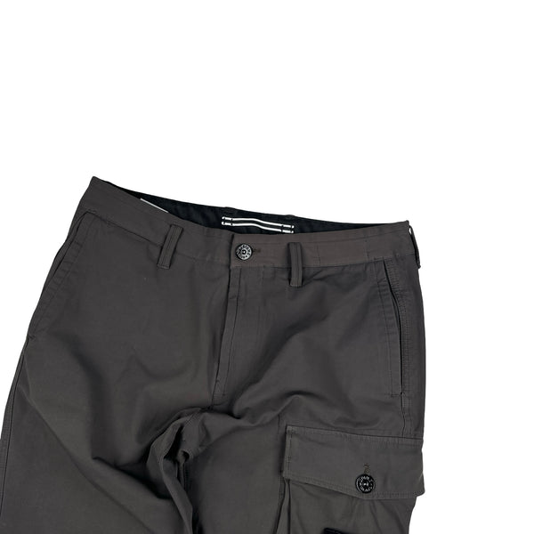 Stone Island 2020 Grey Stretch Cargo Slim Fit Cargo Trousers - 31"