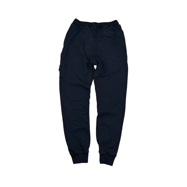 Stone Island Navy Cotton Jogging Bottoms - Small