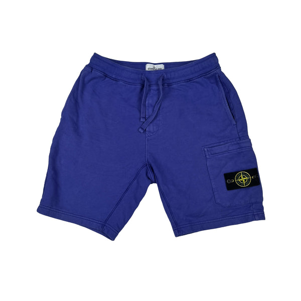 Stone Island 2021 BlueCotton Shorts - Medium