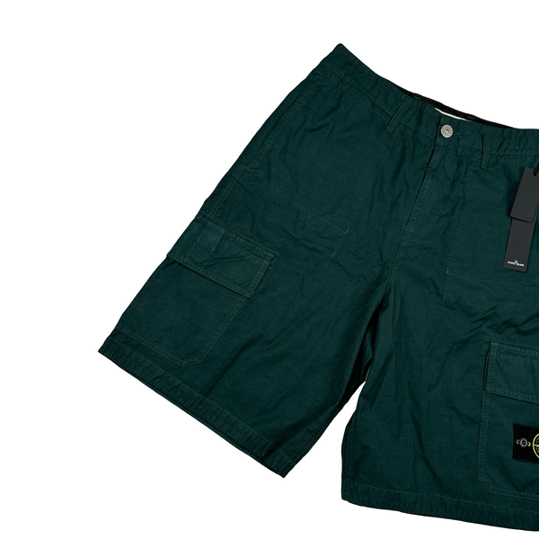 Stone Island 2023 Sea Green Loose Fit  Shorts - Small