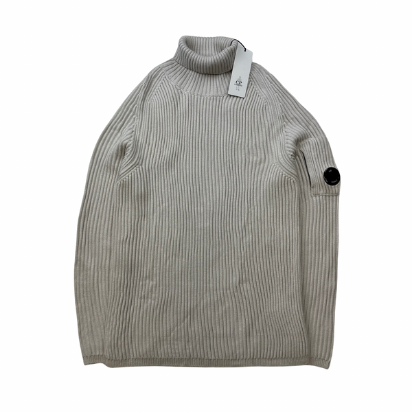 CP Company Thick Ribbed Roll Neck Knit - XXL