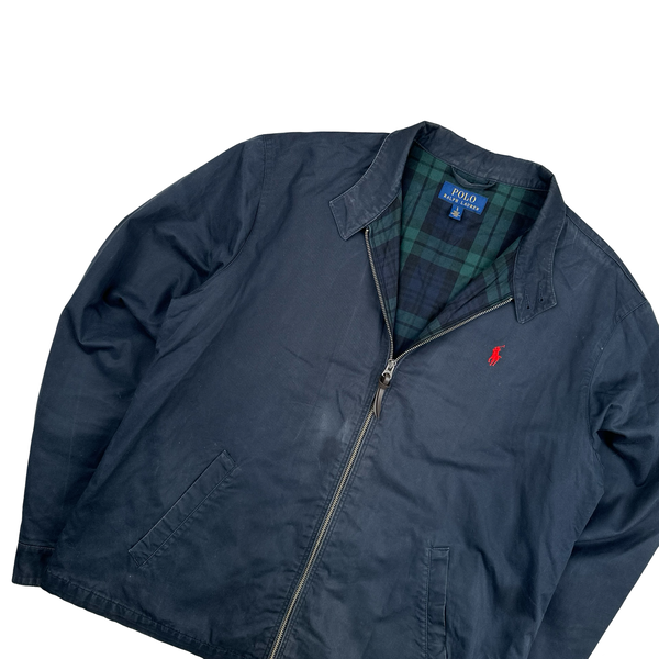 Ralph Lauren Cotton Lined Harrington Jacket - Large