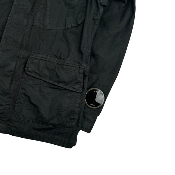 CP Company 50 Fili Plated Resin Military Green Jacket - XL