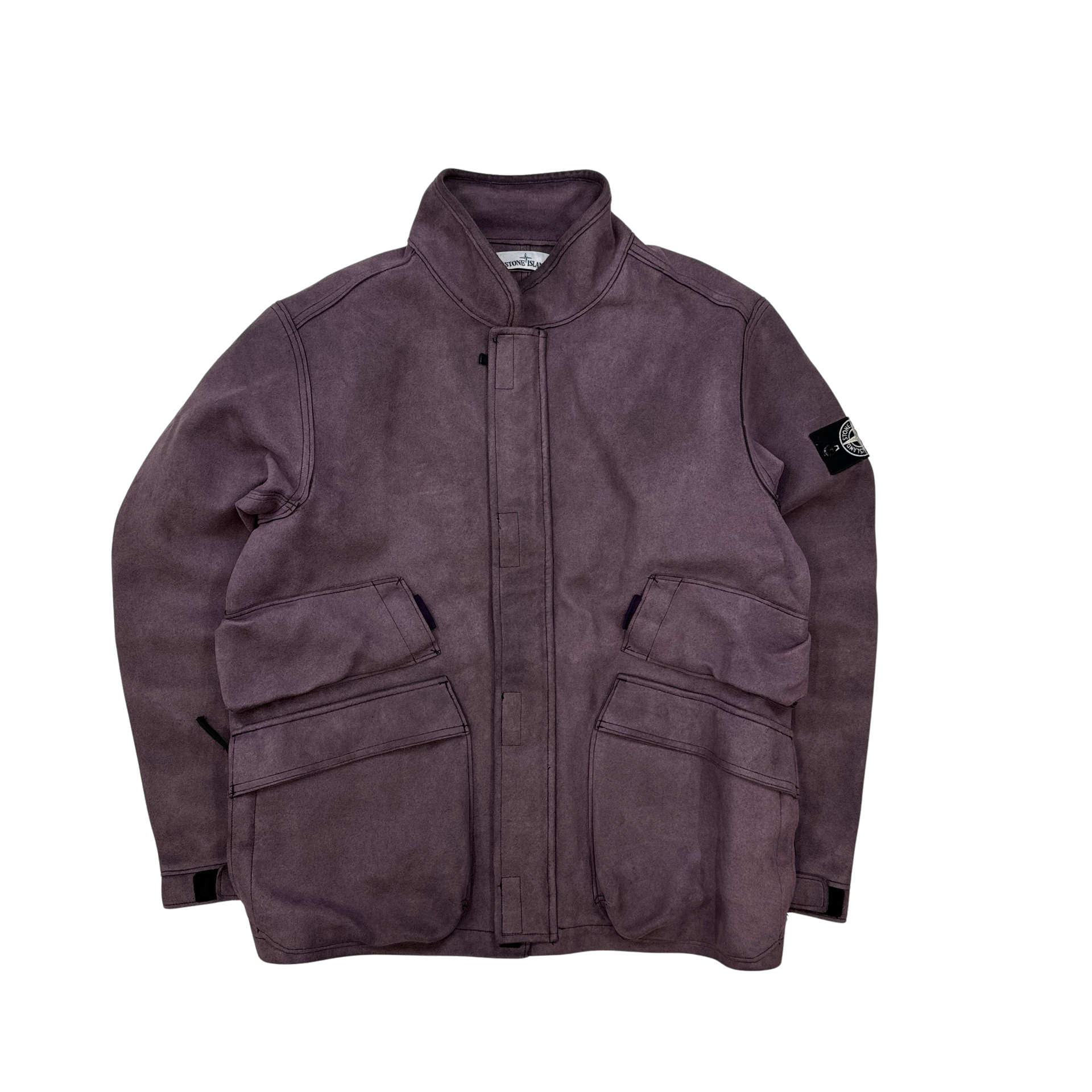 Stone island man made suede on sale jacket