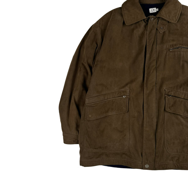 CP Company 1994 Vintage Brown Workwear Jacket - Large