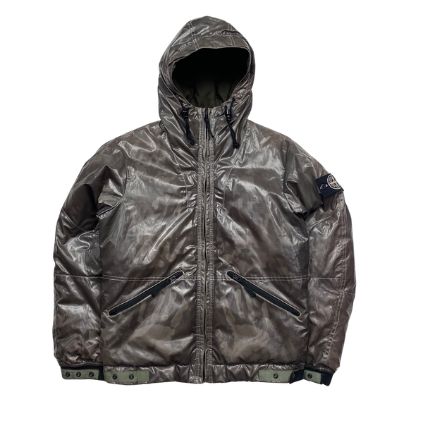 Stone Island Mauve Colour Change Down Filled Ice Jacket - Small