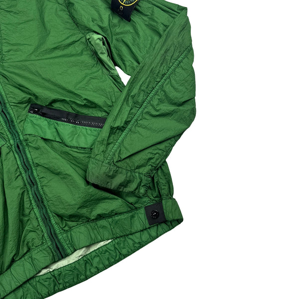 Stone Island 2012 Forest Green Membrana TC Hooded Jacket - Medium