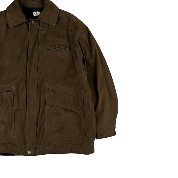 CP Company 1994 Vintage Brown Workwear Jacket - Large