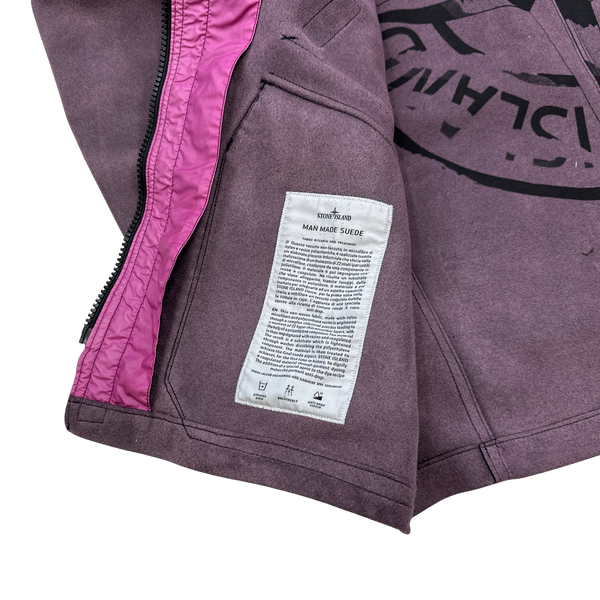 Stone Island 2018 Man Made Suede Jacket - XL