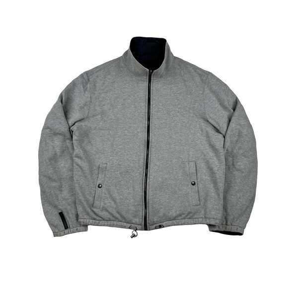 Prada Cotton Nylon Reversible Bomber Jacket XL Mat s Island
