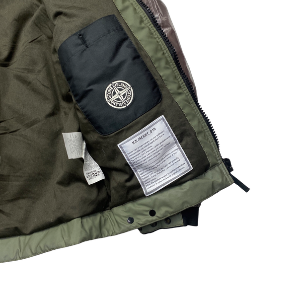 Stone Island Mauve Colour Change Down Filled Ice Jacket - Small