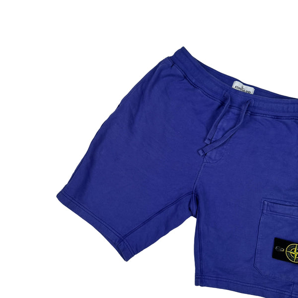 Stone Island 2021 BlueCotton Shorts - Medium