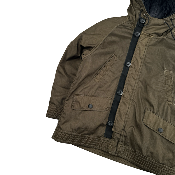 Cp Company Khaki 2002 Vintage Removable Lined Jacket - 10 Yrs