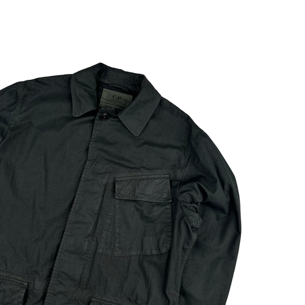 CP Company 50 Fili Plated Resin Military Green Jacket - XL