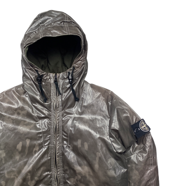 Stone Island Mauve Colour Change Down Filled Ice Jacket - Small