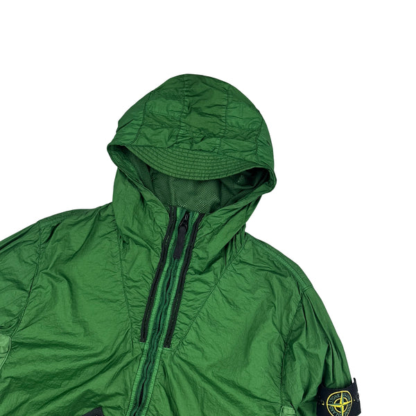 Stone Island 2012 Forest Green Membrana TC Hooded Jacket - Medium