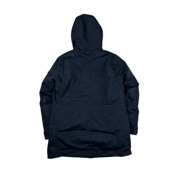 Stone Island 2017 Navy David TC Down Filled Parka Jacket - Small