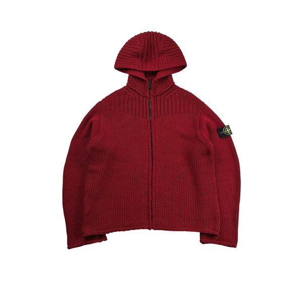 トップス stone 23aw hooded knit zip M SS14 STONE ISLAND MUSSOLA