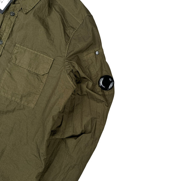 CP Company Khaki Taylon L Overshirt - Large