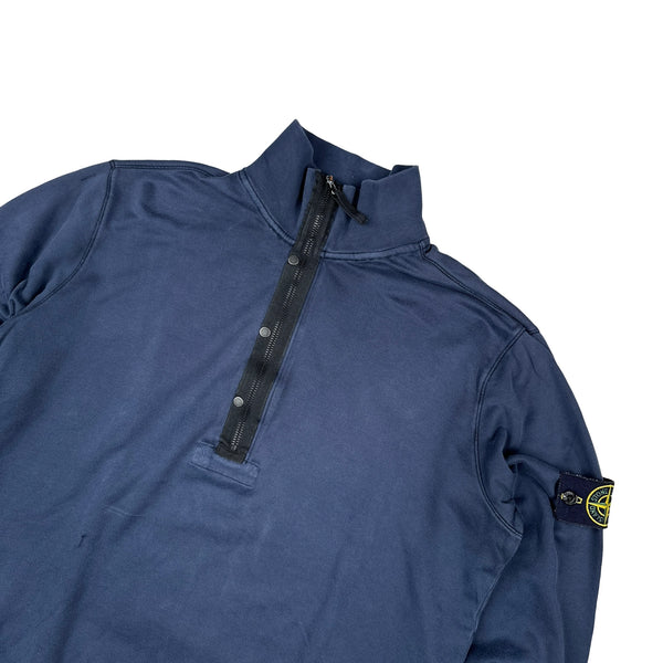 Stone Island Navy 2011 Pullover Cotton Jumper - XL