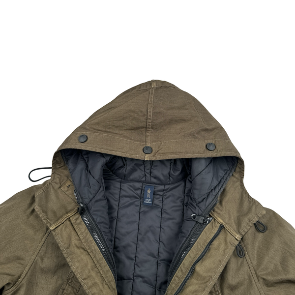Cp Company Khaki 2002 Vintage Removable Lined Jacket - 10 Yrs