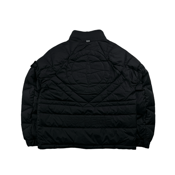 Stone Island x Supreme 2023 Tela Logo Reversible Down Puffer Jacket - Small