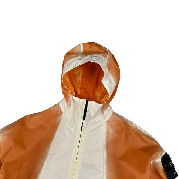 Stone Island 2023 Hand Sprayed Mussola Gommata TC Jacket - Small