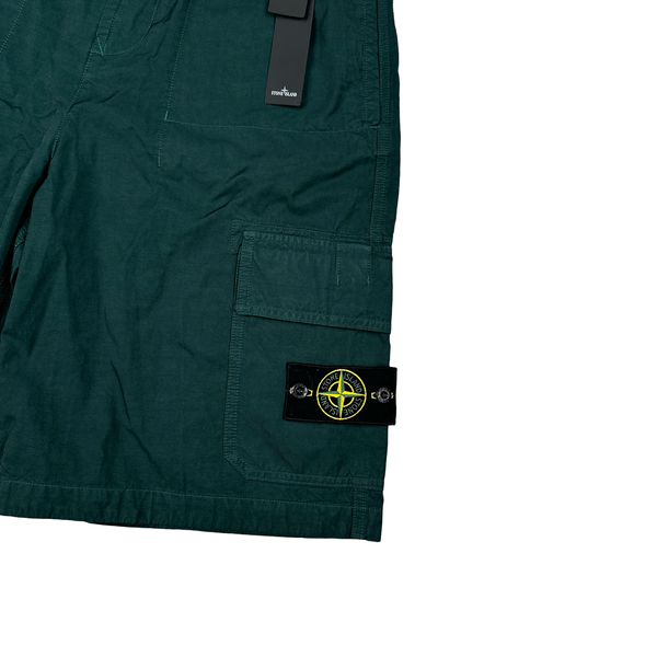 Stone Island 2023 Sea Green Loose Fit  Shorts - Small