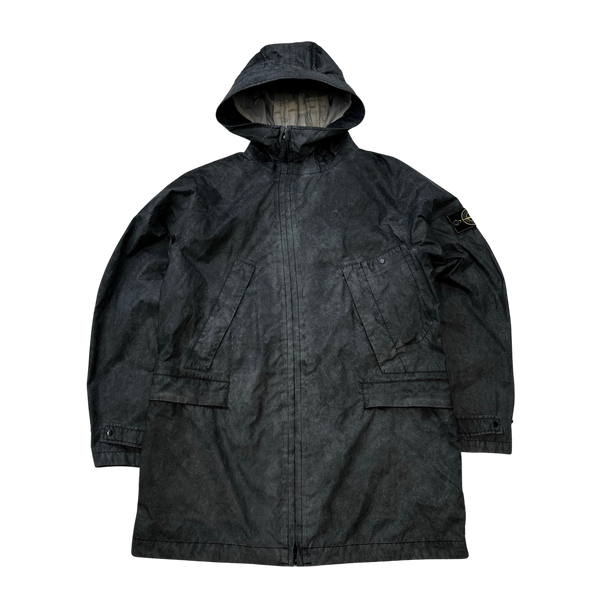 Stone Island 2015 Membrana 3L With Dust Colour Finish Parka Jacket - Medium