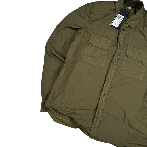 CP Company Khaki Taylon L Overshirt - Large