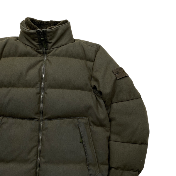 Stone Island 2021 Khaki SW 3L Down Filled Ghost Puffer - Large