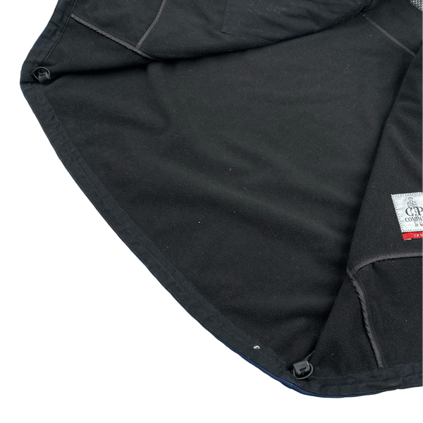 CP Company Blue Fleece Lined Google Soft Shell - XXL