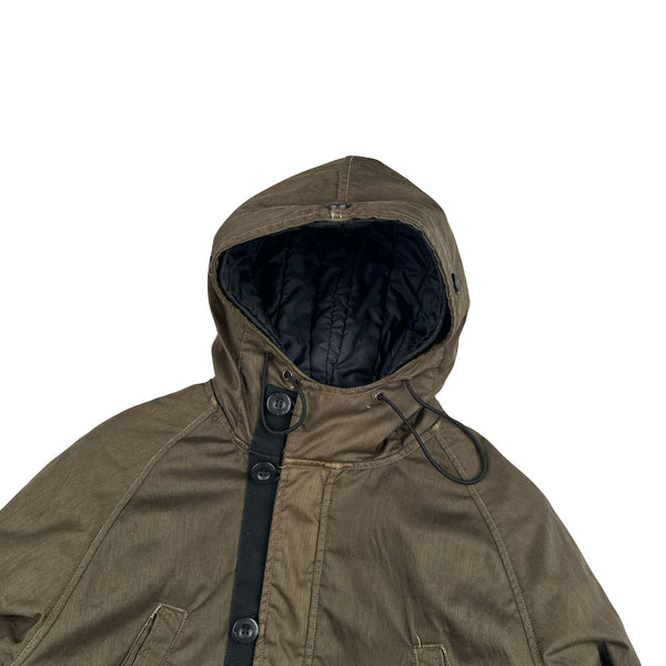 Cp Company Khaki 2002 Vintage Removable Lined Jacket - 10 Yrs