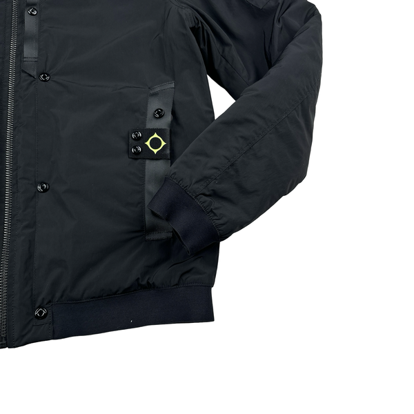 Ma Strum Black Multi Pocket Bomber Jacket - Small