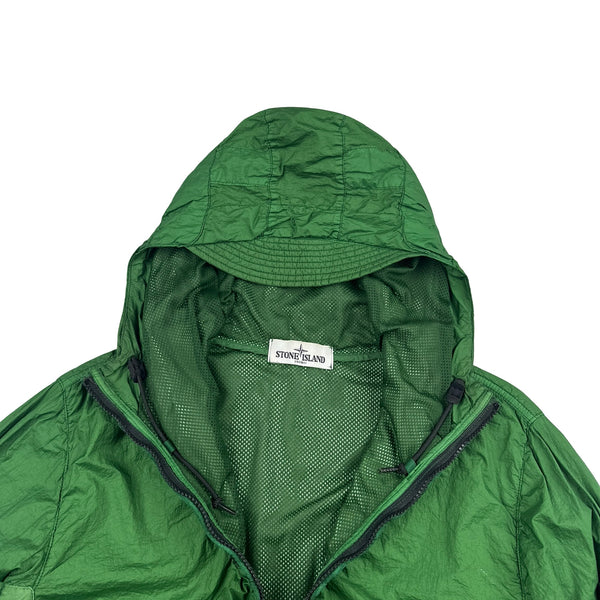 Stone Island 2012 Forest Green Membrana TC Hooded Jacket - Medium