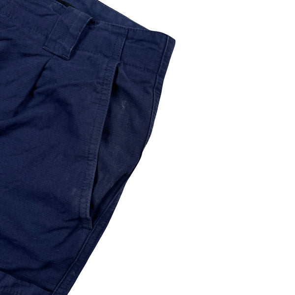 CP Company Navy Regular Fit Lens View Cargo Trousers - 32"