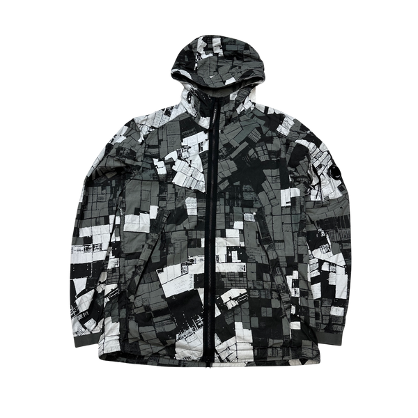 CP Company 50 Fili Patterned Camo Hooded Jacket - Large